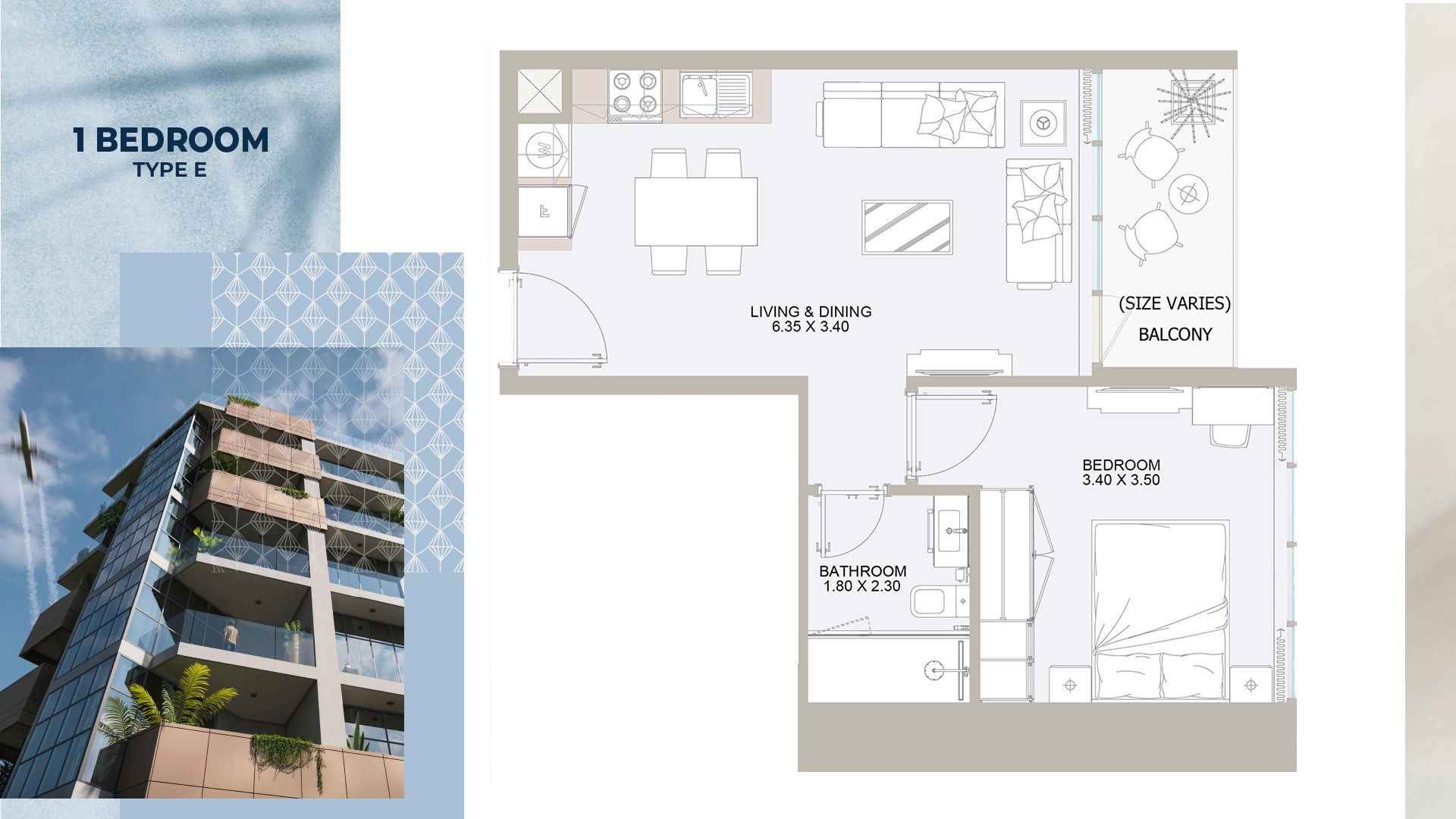 1 BR - Type A